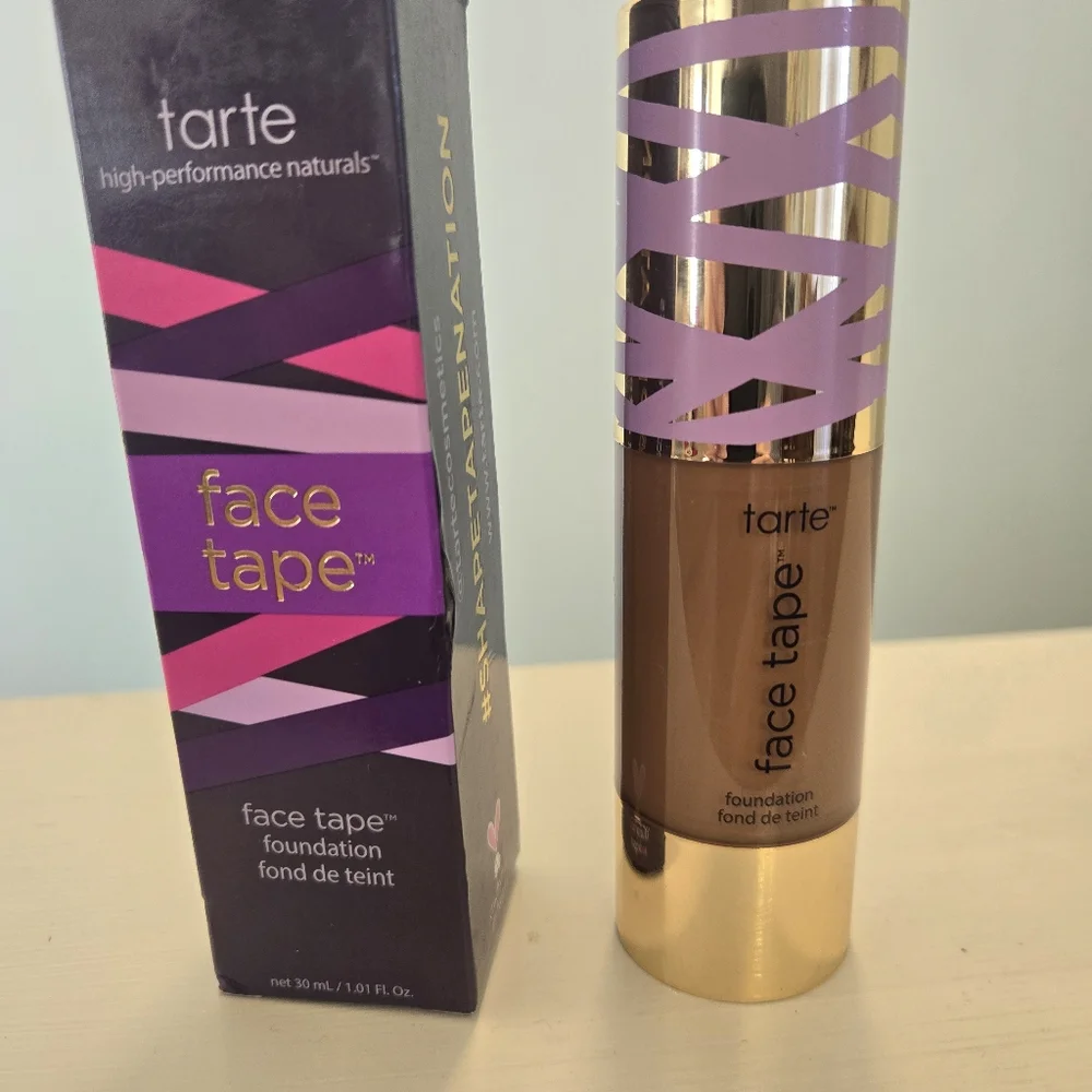 TARTE Face Tape Foundation - Rich Sand, Full Coverage Matte Finish NEW